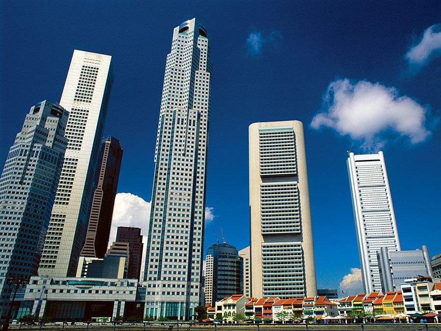 Skyscrapers in Singapore