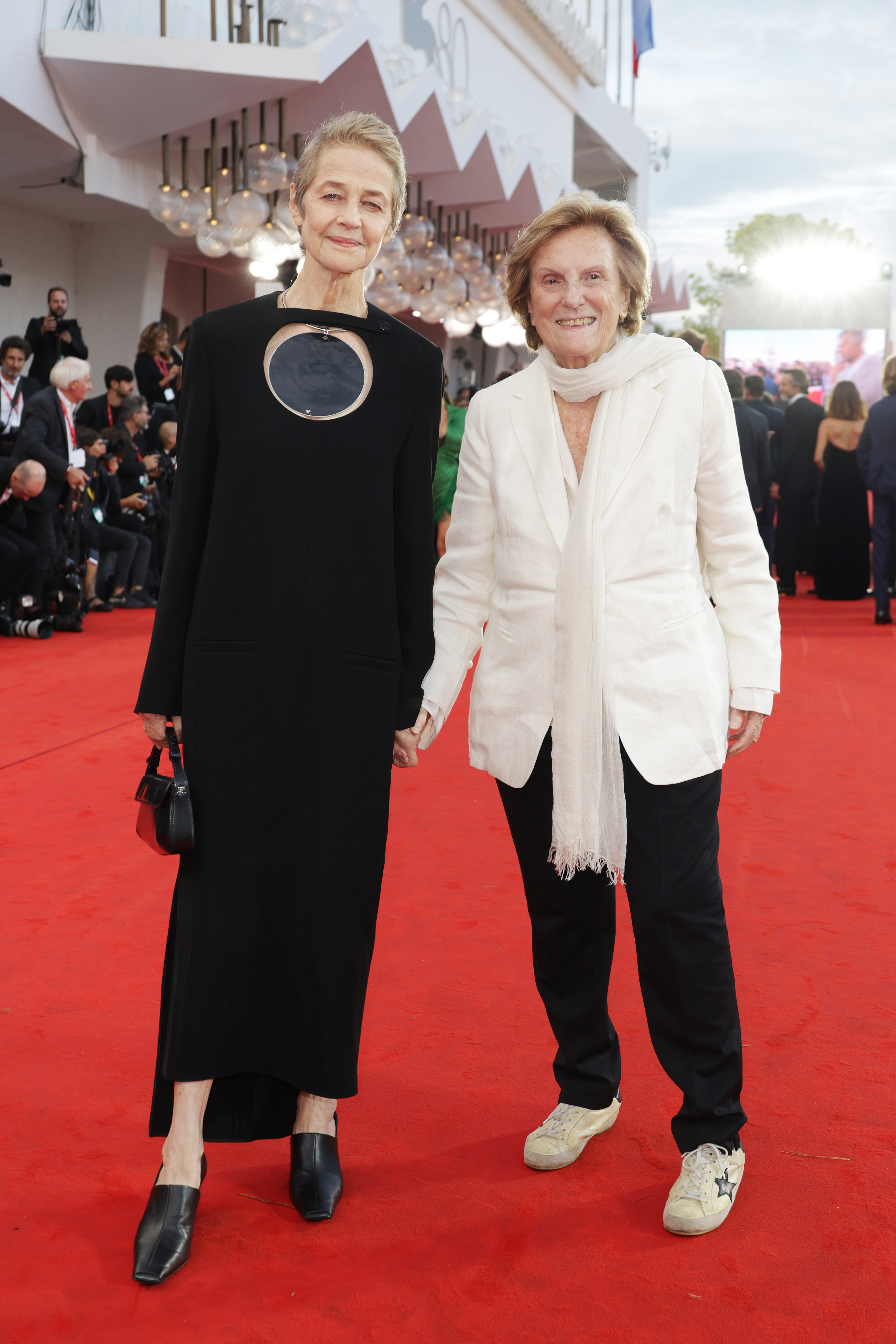 Charlotte Rampling and Liliana Cavani