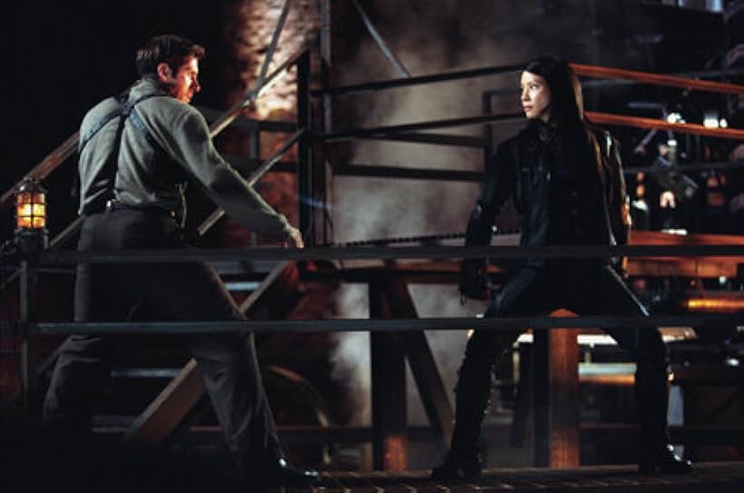 Lucy Liu and Ray Park in Ballistic: Ecks vs. Sever (2002)