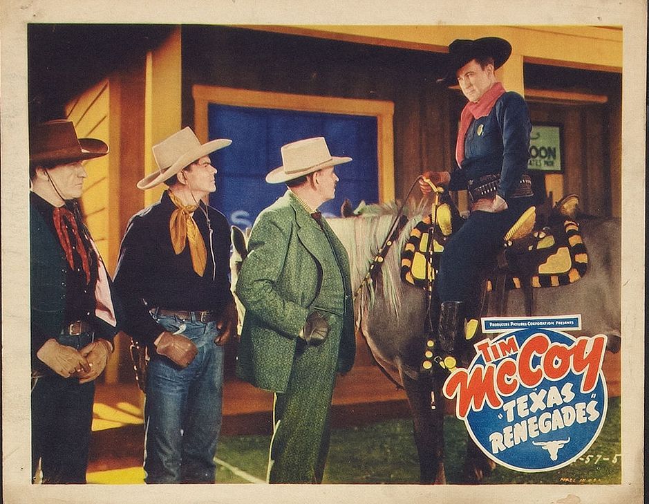 Tim McCoy, Ray Bennett, Joe McGuinn, and Lee Prather in Swift Justice (1940)