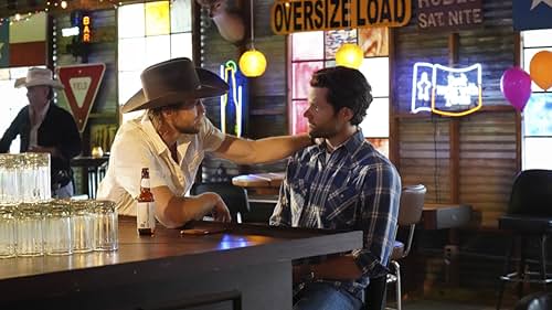 Jared Padalecki and Matt Barr in Walker (2021)