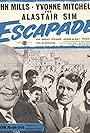 John Mills, Yvonne Mitchell, Andrew Ray, and Alastair Sim in Escapade (1955)