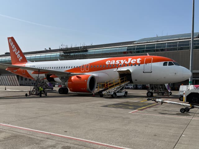 <p>Boarding soon? EasyJet Airbus at Luton airport</p>