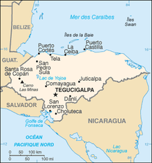 Description de l'image Honduras carte.png.