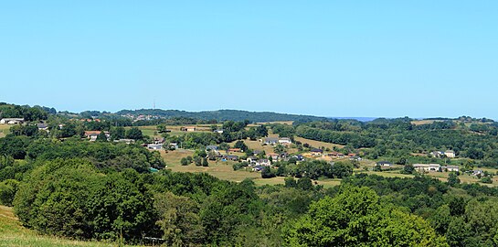 Vue en été.