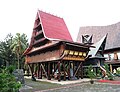 Rumah adat Nias di Anjungan Sumatra Lor