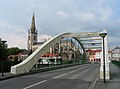 Grenzbrücke über die Leie nach Belgien