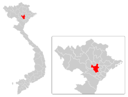 Provincial location in Vietnam