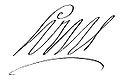 Firma de Louis XIV