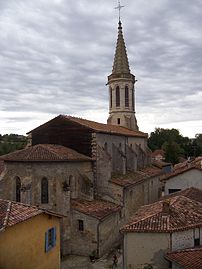 La glèisa e los tets de Sarrant.