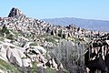 Uçhisar, habitat troglodytique de la vallée des Pigeonniers, vue 1