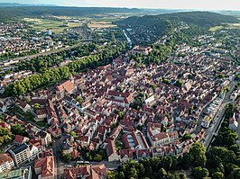 Tübingen van boven gezien