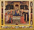 Reconstrucción de la llamada pala di San Marco,[100] de Fra Angelico (1440).