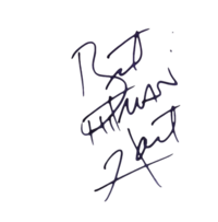 Firma di Bret Hart