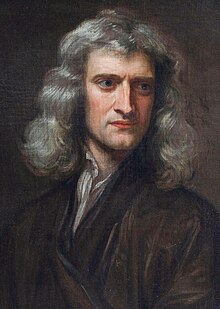 Portrait of man in black with shoulder-length, wavy brown hair, a large sharp nose, and a distracted gaze