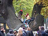 Protester, 24 oktober 2011.