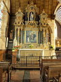 Église Saint-Patern : retable du Rosaire, vue d'ensemble 3