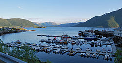 View of the village harbour