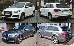 Le due serie dell'Audi Q7 a confronto