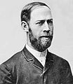 Image 27Heinrich Rudolf Hertz (1856–1894) proved the existence of electromagnetic radiation. (from History of radio)