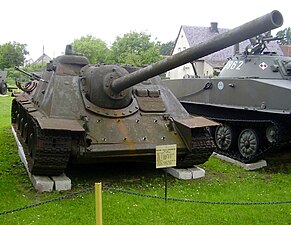 SU-85 en el Museo Militar de Lubusz, Polonia