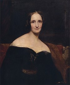 A escritora britanica Mary Shelley, en un cuadro de Richard Rothwell.