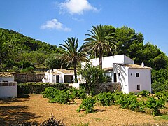 Una masía típica valenciana en Jávea.