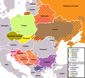 Distribuzione geografica delle lingue slave in Europa