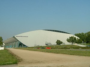 Die Ballsporthalle Frankfurt am Main im Jahr 2005