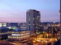 Civic Centre building at night