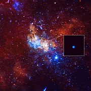 Detecção de uma explosão de raios-X extraordinariamente brilhante de Sagittarius A*, um buraco negro supermassivo no centro da Via Láctea[34]