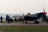 Supermarine Spitfire no Rotterdam Airport Airshow (Países Baixos, 1985).