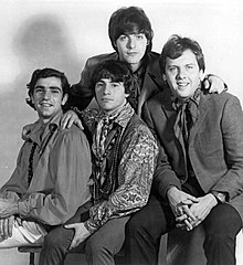 The band in 1966; standing in back: Dino Danelli; sitting in front (L-R): Felix Cavaliere, Eddie Brigati and Gene Cornish