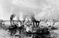 The Total Annihilation of the Rebel Fleet by the Federal Fleet under Commodore Davis - June 6, 1862, off Memphis