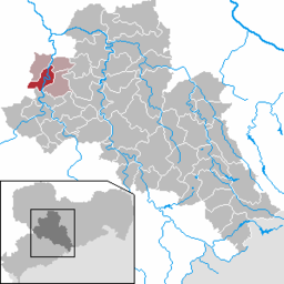 Läget för kommunen Rochlitz i Landkreis Mittelsachsen