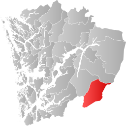 Røldals kommun i Hordaland fylke.