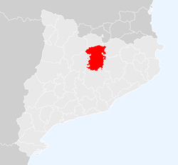 Location of Berguedà