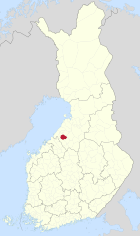 Lage von Ylivieska in Finnland