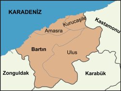 Districts of Bartın Province