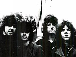 Badfinger in 1970 (l-r: Molland, Evans, Ham, Gibbins)