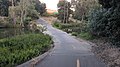 Coyote Creek Trail crosses the creek near Bailey Avenue