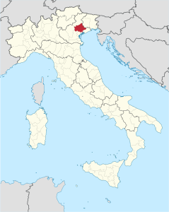 Provincia di Treviso – Localizzazione