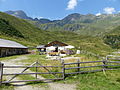 Weitenbergalm mit Grabspitze und Felbesspitze