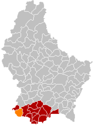 Differdange – Mappa