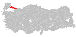 Location of ایستانبول بؤلگه‌سی