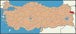 Iğdır (provinca) na zemljevidu