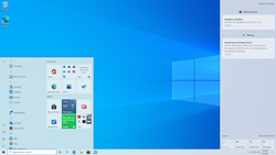 צילום מסך של Windows 10 באנגלית – עדכון 21H1