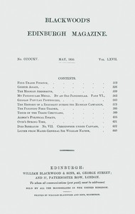 Blackwood's Edinburgh Magazine, Vol. 67, No. 415, May, 1850, Various